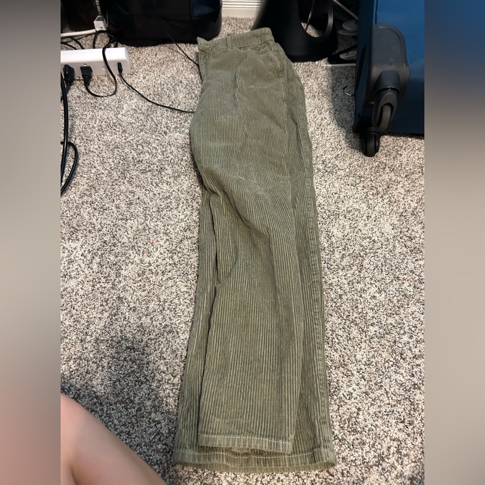 Green Corduroy Pants